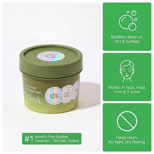 Olea™  Holy Basil Bubble Deep Mask