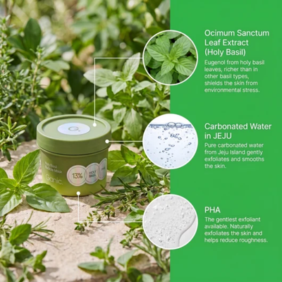 Olea™  Holy Basil Bubble Deep Mask