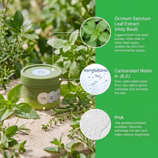 Olea™  Holy Basil Bubble Deep Mask